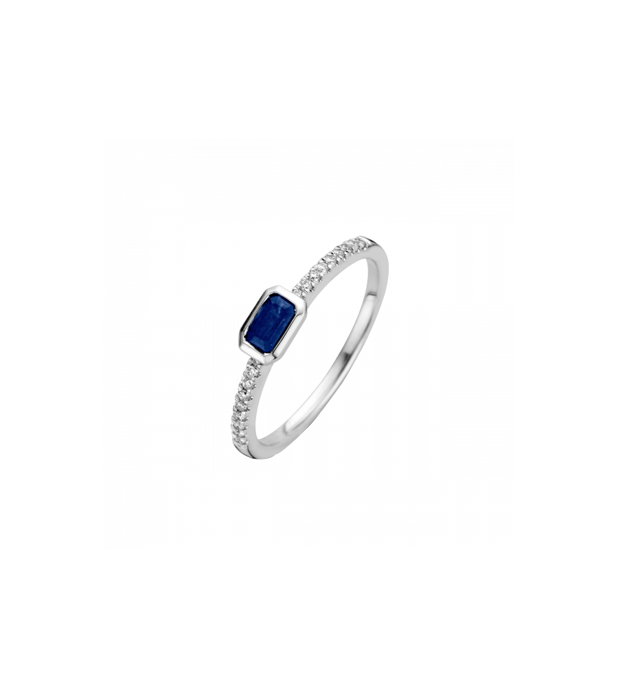 Witgouden Briljant damesring Gavia