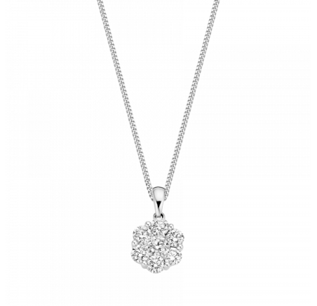 Gouden Briljant hanger met briljant Mondo 603030021