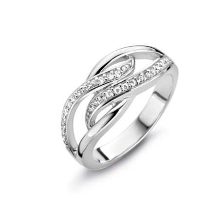 Rosa di Luca zilveren ring met zirkonia 629.831