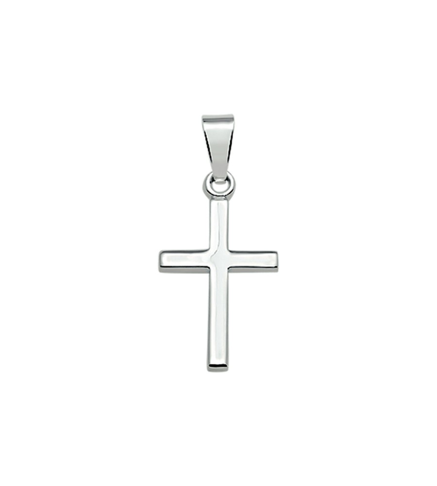 Zilveren hanger kruisje