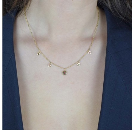 Boccia titanium collier met toermalijn 08054-03
