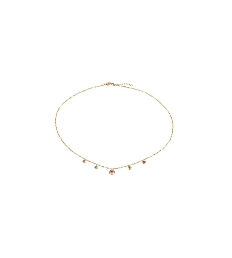 Boccia titanium collier met toermalijn