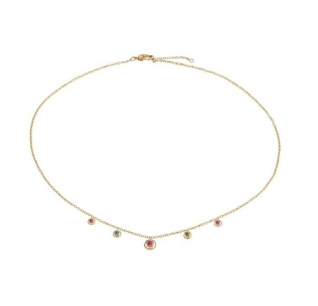 Boccia titanium collier met toermalijn 08054-03