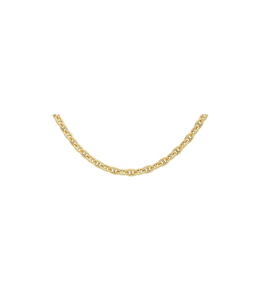 Zilveren collier verguld