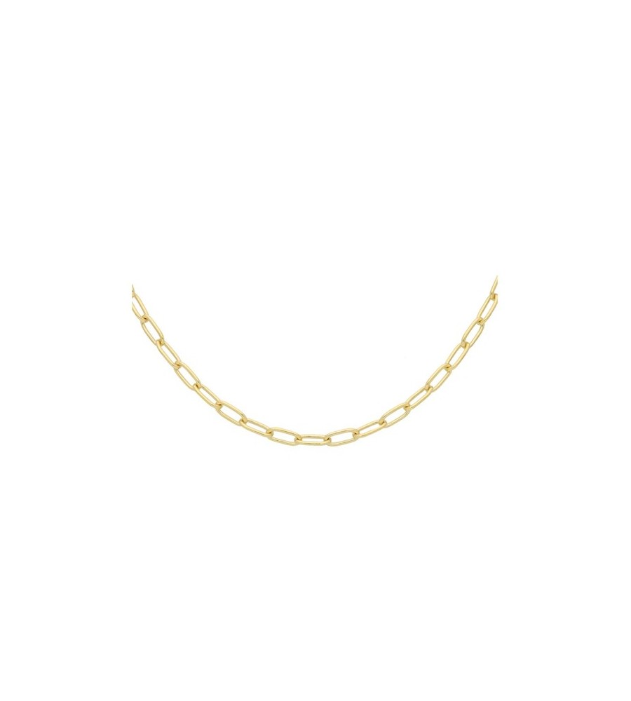 Zilveren collier verguld
