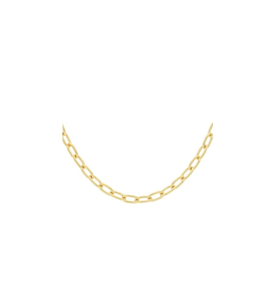 Zilveren collier verguld