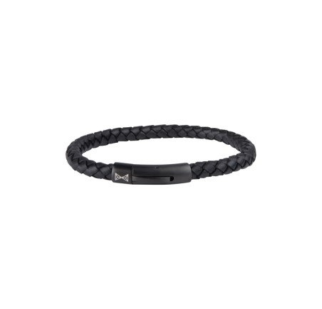 Aze armband Iron Single String Black on Black AZ-BL004-C
