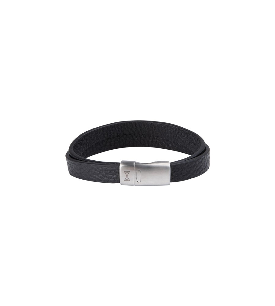 Aze armband Vintage Double Belt Black