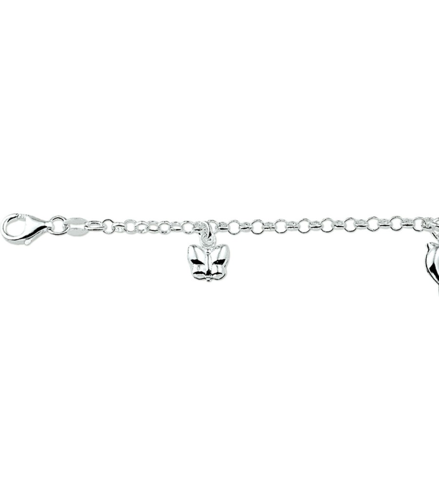 Zilveren bedelarmbandje Zilveren bedelarmbandje