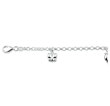 Zilveren bedelarmbandje