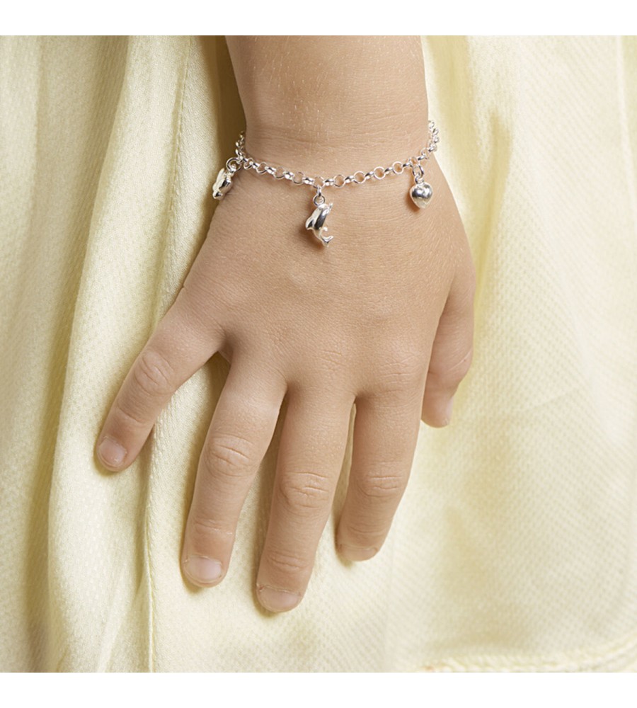 Zilveren bedelarmbandje Zilveren bedelarmbandje