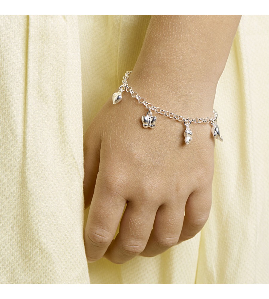 Zilveren bedelarmbandje