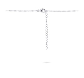 Zilveren collier met parel