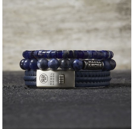 Rebel & Rose armband Midnight Blue  RR-80096-V Vintage