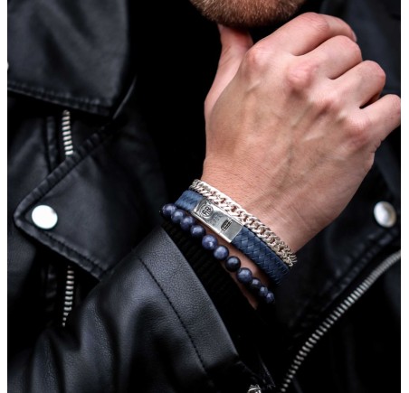 Rebel & Rose armband Midnight Blue  RR-80096-V Vintage