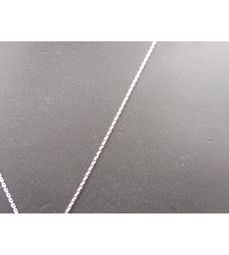 Zilveren hart hanger met zirkonia en collier