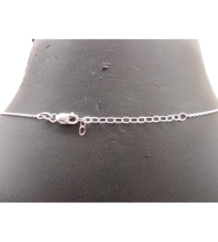 Zilveren hart hanger met zirkonia en collier