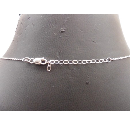 Zilveren hart hanger met zirkonia en collier