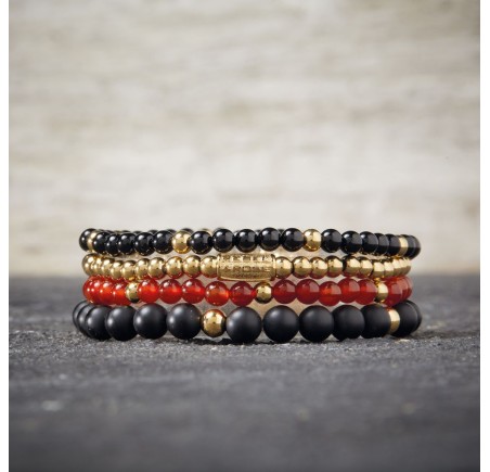Rebel & Rose armband Black Panther RR-40043-G-M