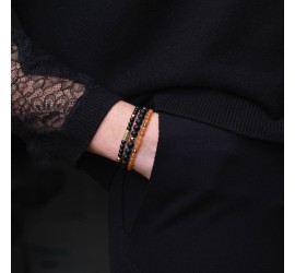 Rebel & Rose armband Black Panther RR-40043-G-M