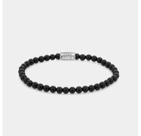Rebel & Rose armband Black Velvet RR-40107-S-M