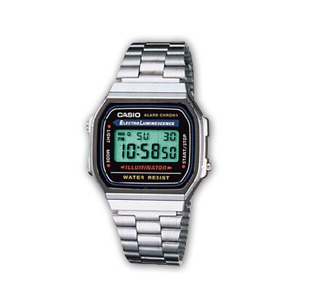 Casio herenhorloge vintage A168WA-1YES