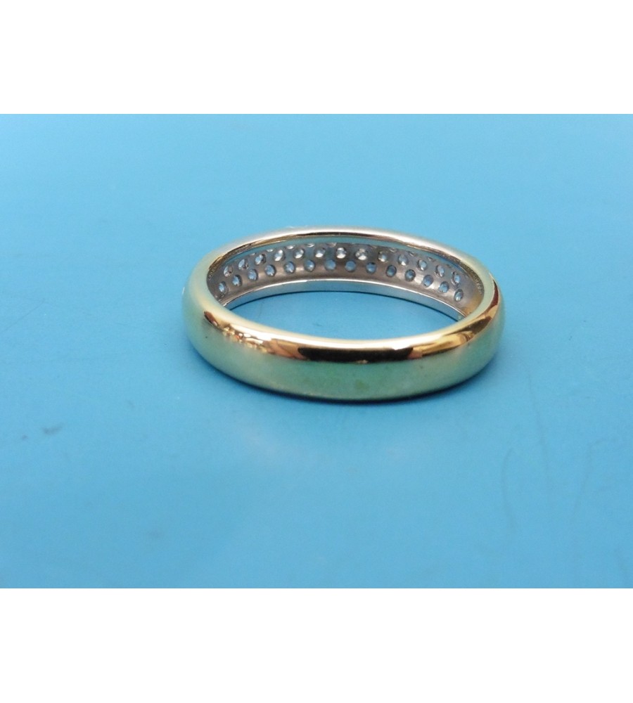 Gouden damesring met briljant