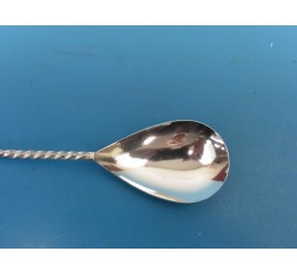 Zilveren suikerschep