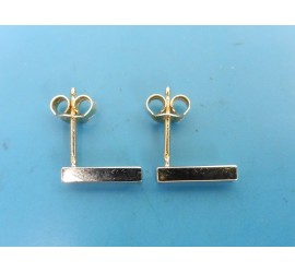 Gouden oorknopjes met zirkonia