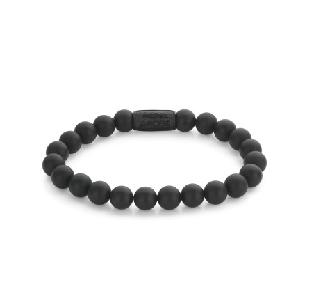 Rebel & Rose armband Mad Panther - All Black RR-80082-B