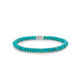 Rebel & Rose armband Turquoise Round Slices  RR-40121-S