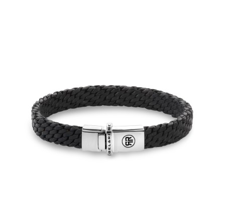 Rebel & Rose armband Bruin leer met zilveren sluiting RR-L0161-S
