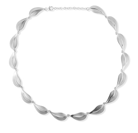 Jon Michel zilveren collier Jane NNC18243011