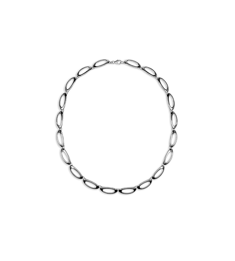 Jon Michel zilveren collier Hope