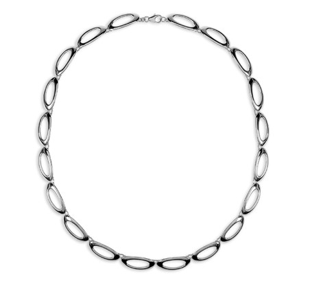 Jon Michel zilveren collier Hope NNC19560004