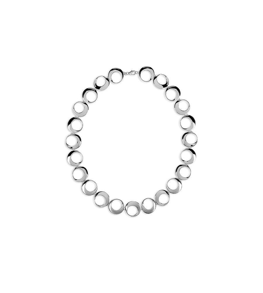 Jon Michel zilveren collier Teddy