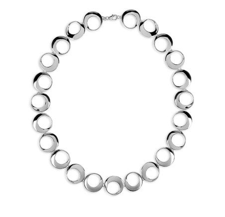 Jon Michel zilveren collier Teddy NNC19720003