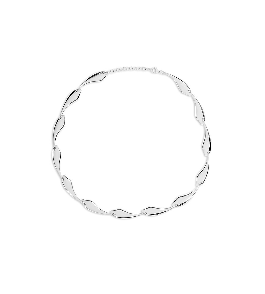 Jon Michel zilveren collier Lexi