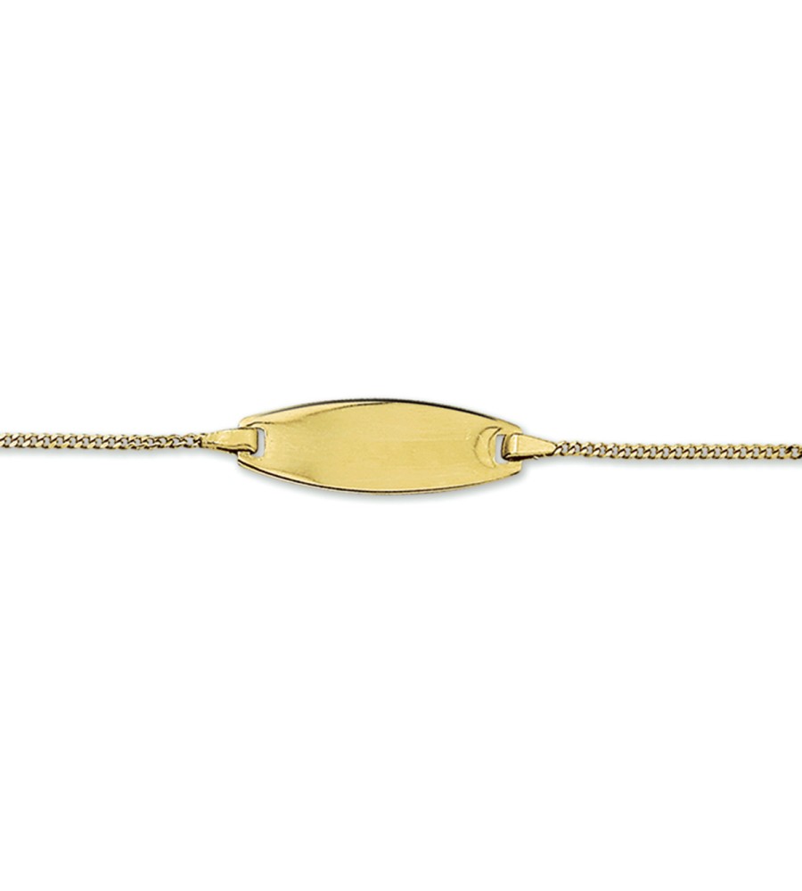 Gouden babyplaatbandje
