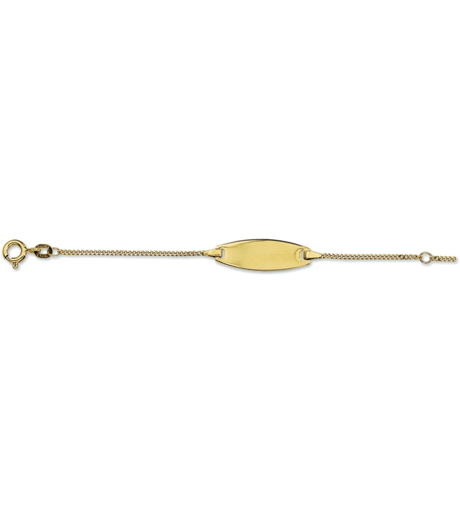Gouden babyplaatbandje
