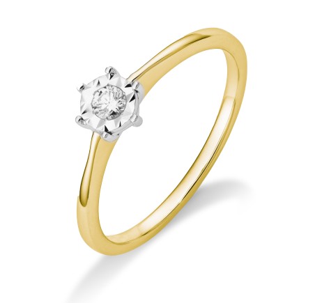 Gouden Briljant damesring 607010061