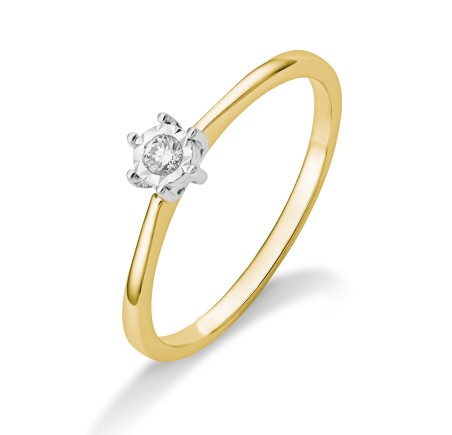 Gouden Briljant damesring 607010060
