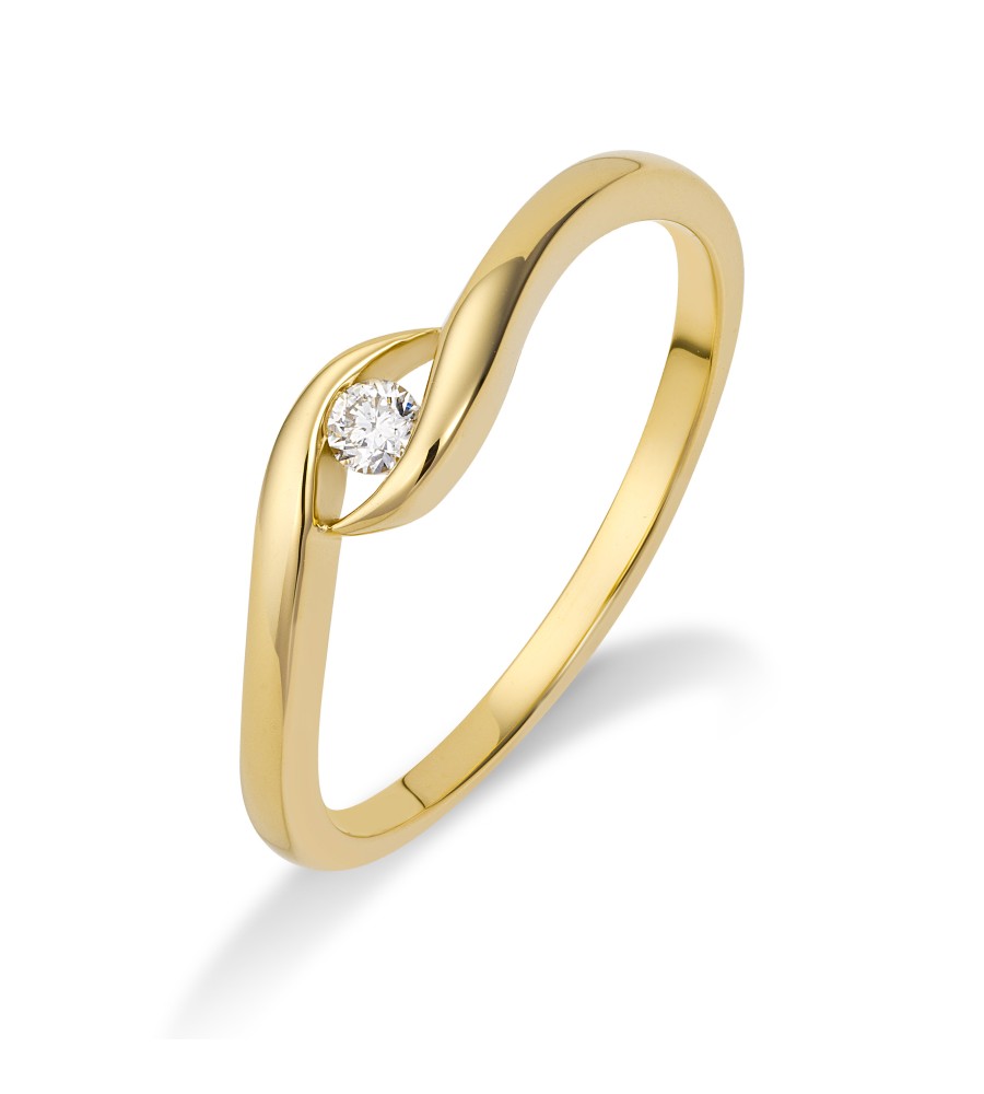 Gouden Briljant damesring