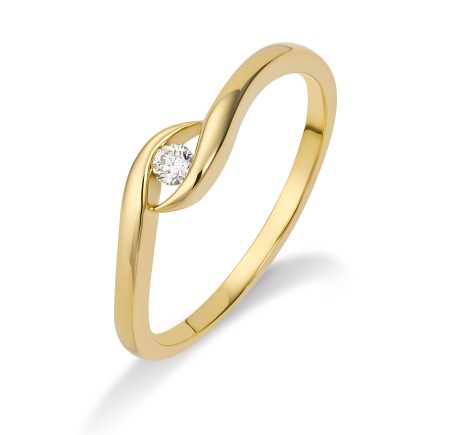 Gouden Briljant damesring 607010037