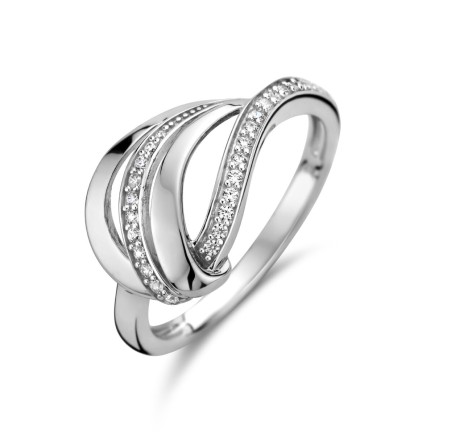 Zilveren ring met zirkonia 13.35605