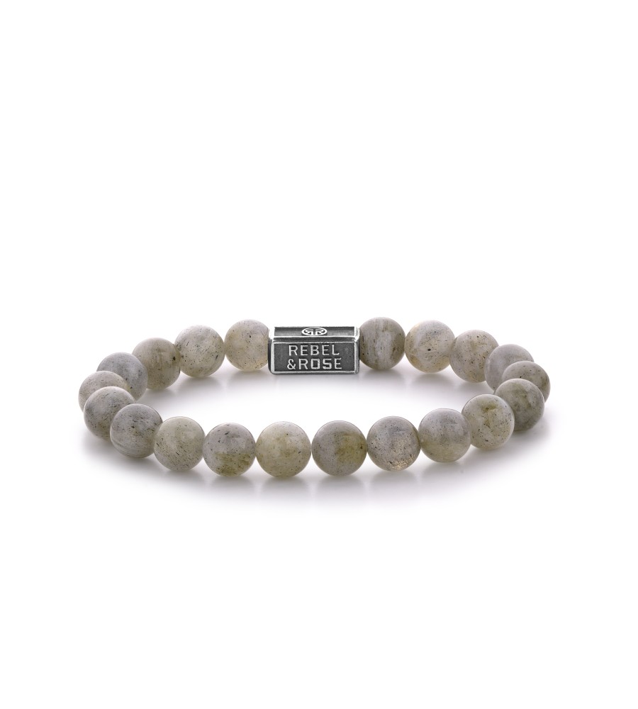 Rebel & Rose armband Labradorite Shield