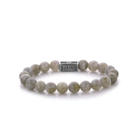 Rebel & Rose armband Labradorite Shield RR-8S0052-S-