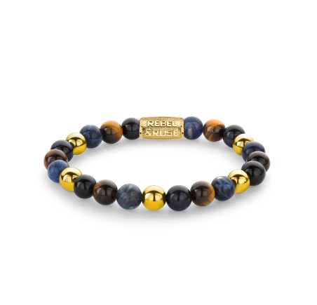 Rebel & Rose armband Blue Rain Gold  RR-80101-G