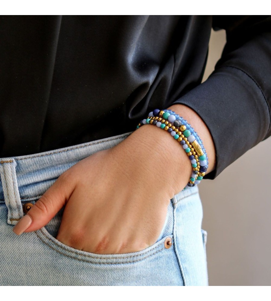 Rebel & Rose armband Winter Blues