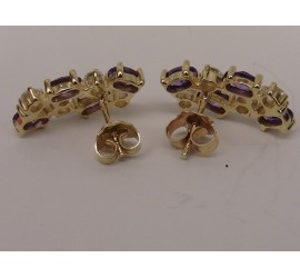 Gouden oorknopjes met zirkonia